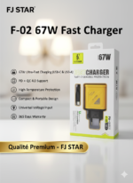 شاحن FJ STAR F-02: القوة والذكاء في تصميم واحد