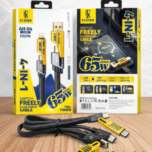 Home fj star ah 04 | الكابل العملاق 4 في 1 (65w)