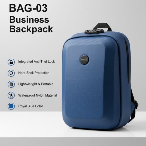 حقيبة JAWDA BAG-03 | الأناقة، الحماية، والذكاء في حقيبة واحدة 🎒💼