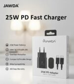 JAWDA 25W PD Fast Charger — القوة التي يستحقها هاتفك