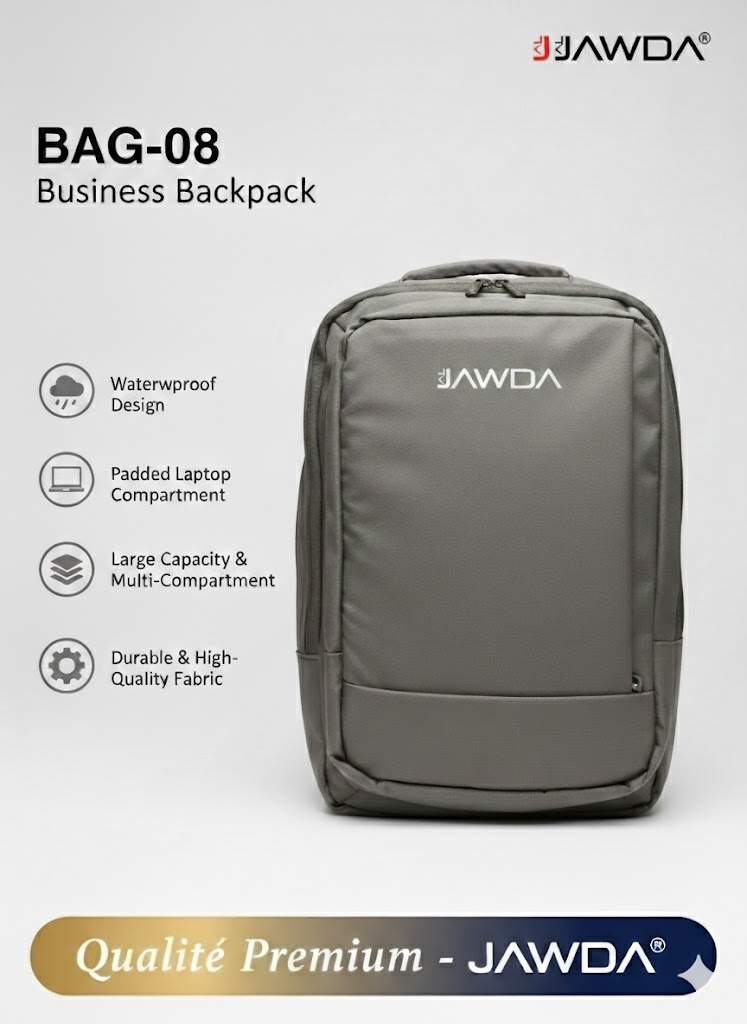 حقيبة jawda bag 08 | رفيقتك المثالية في العمل والسفر 🎒💼 حقيبة jawda bag 08 | رفيقتك المثالية في العمل والسفر 🎒💼
